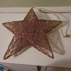 Gold Glitter Star